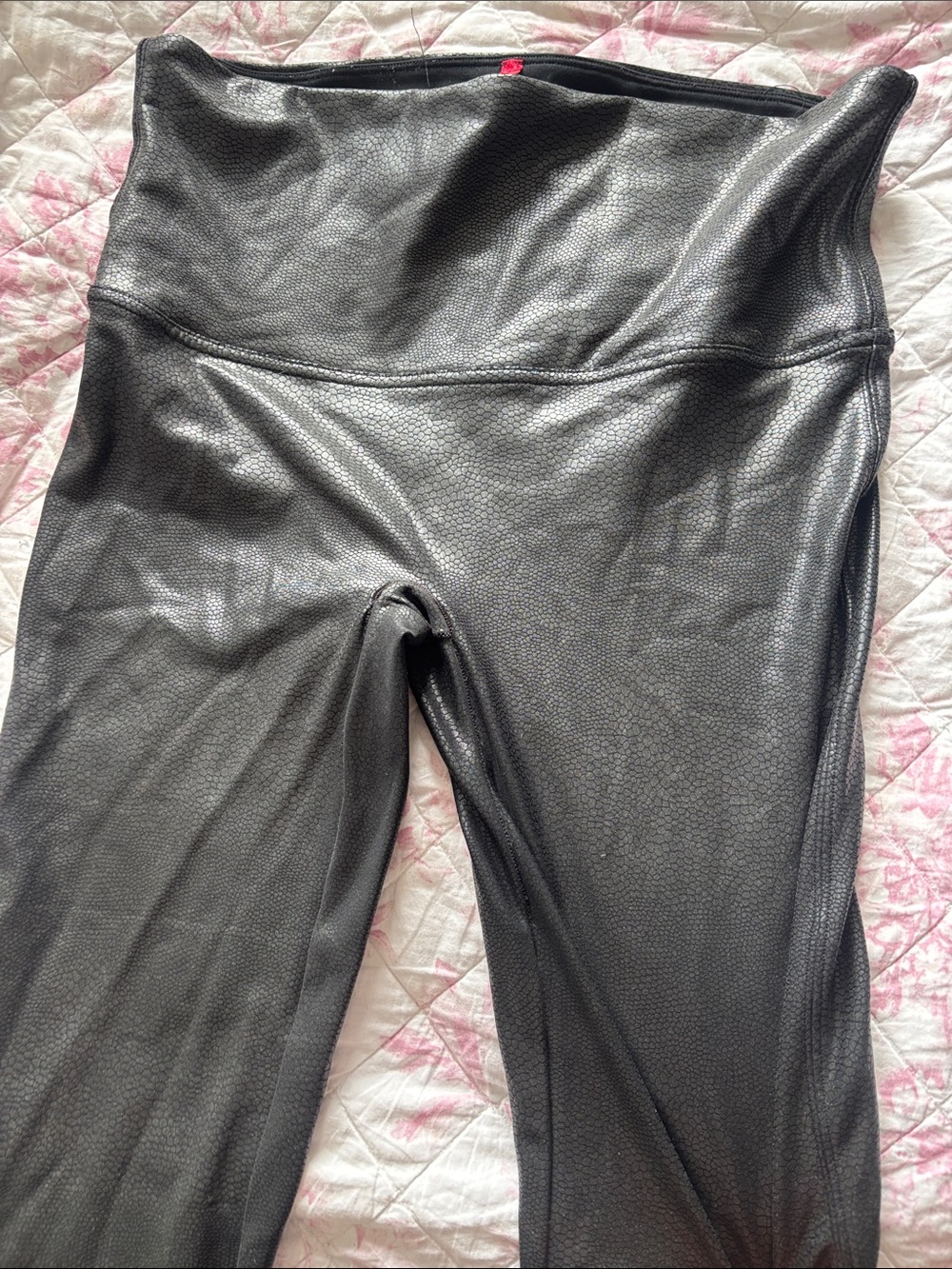 Spanx liquid latex leggings